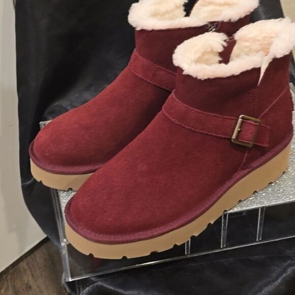 Koolaburra By Ugg Kelissa Mini Ankle Boots- Windsor Wine - Picture 10 of 10